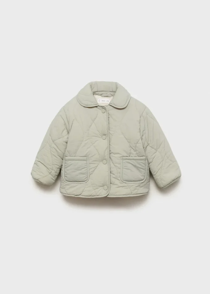 Giacca imbottita con fodera in shearling Giacca imbottita con fodera in shearling