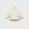 Giacca imbottita con fodera in shearling Giacca imbottita con fodera in shearling