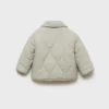 Giacca imbottita con fodera in shearling Giacca imbottita con fodera in shearling