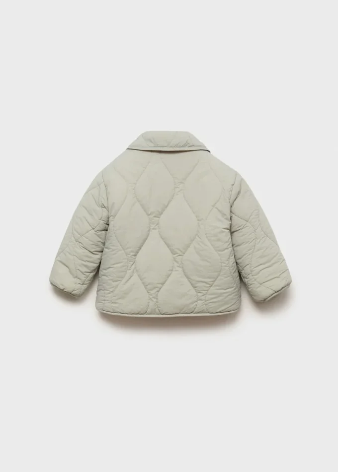 Giacca imbottita con fodera in shearling Giacca imbottita con fodera in shearling