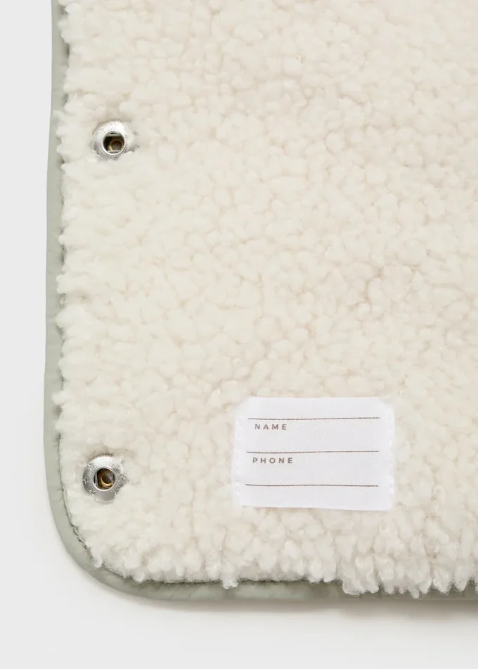 Giacca imbottita con fodera in shearling Giacca imbottita con fodera in shearling