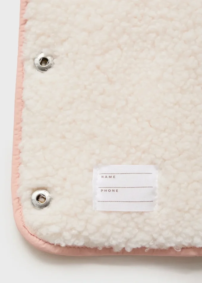 Giacca imbottita con fodera in shearling Giacca imbottita con fodera in shearling