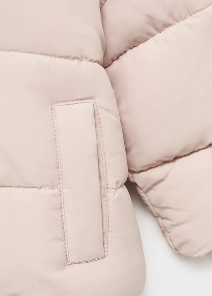 Giacca imbottita con interno effetto pelliccia