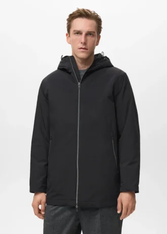 Giacca impermeabile con cappuccio