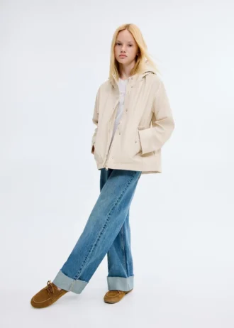 Giacca impermeabile con cappuccio