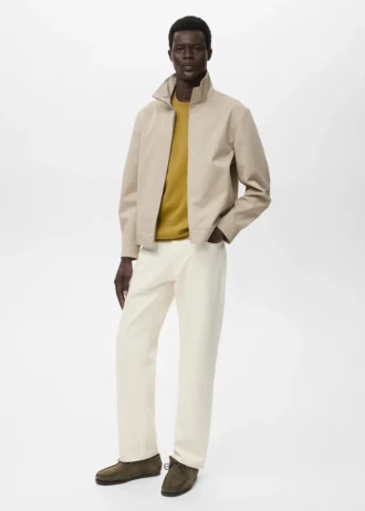 Giacca in cotone con cerniera