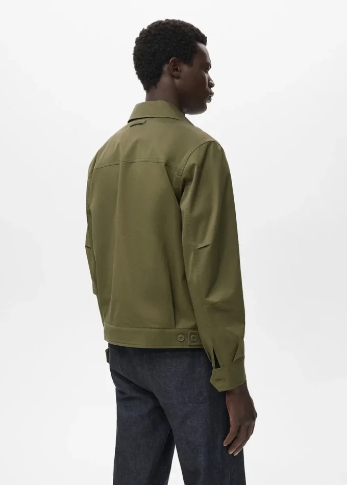 Giacca in cotone con tasche Giacca in cotone con tasche