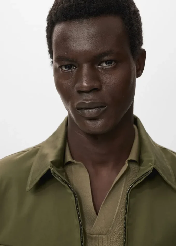 Giacca in cotone con tasche Giacca in cotone con tasche