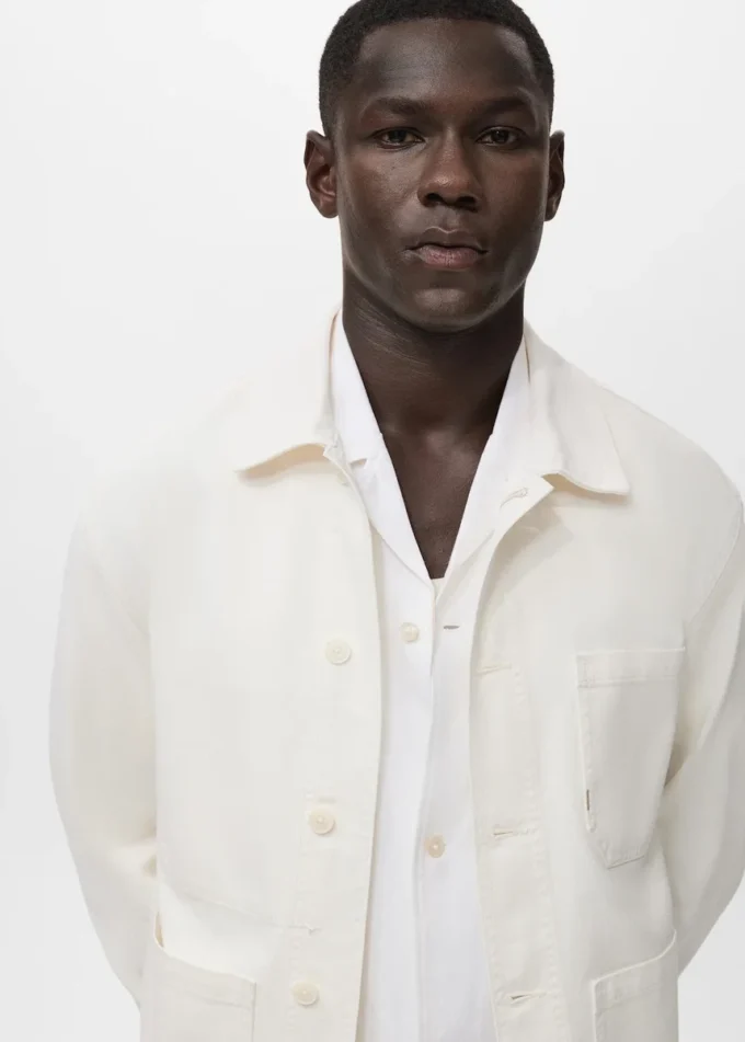 Giacca in denim 100% cotone Giacca in denim 100% cotone