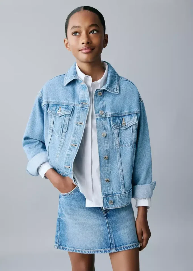 Giacca in denim basic Giacca in denim basic