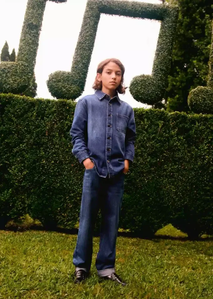 Giacca in denim di cotone Giacca in denim di cotone