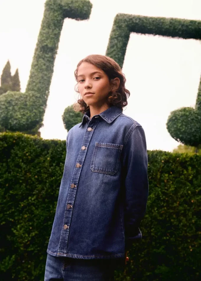 Giacca in denim di cotone Giacca in denim di cotone