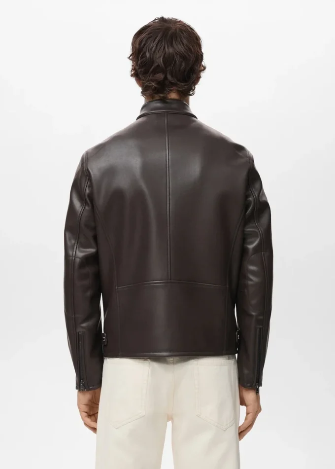 Giacca in ecopelle con zip Giacca in ecopelle con zip