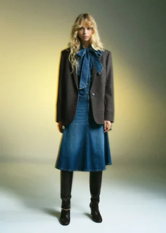 Giacca in lana a quadri Giacca in lana a quadri