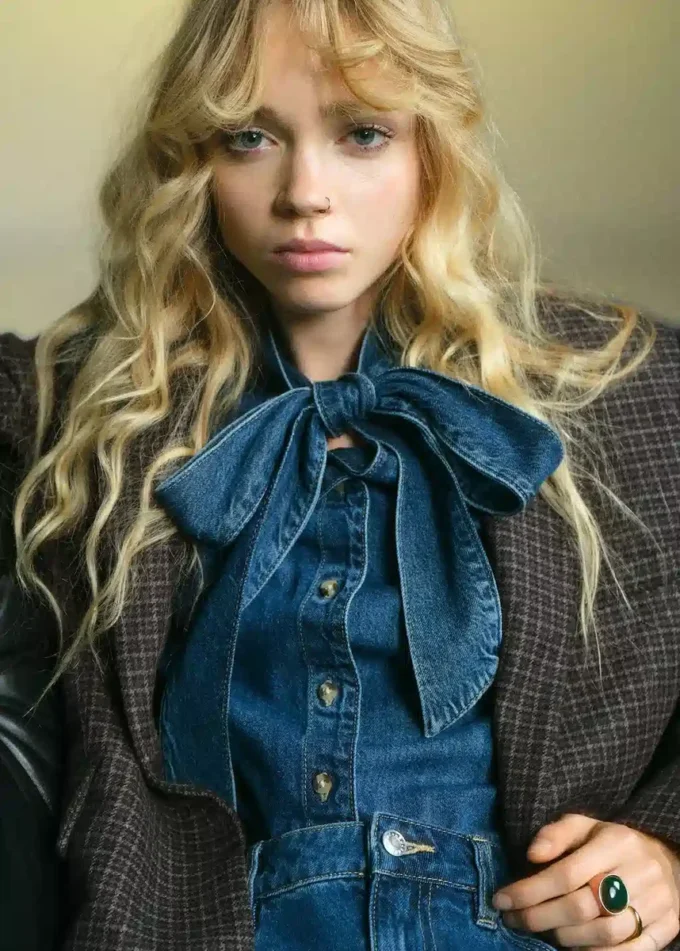 Giacca in lana a quadri Giacca in lana a quadri