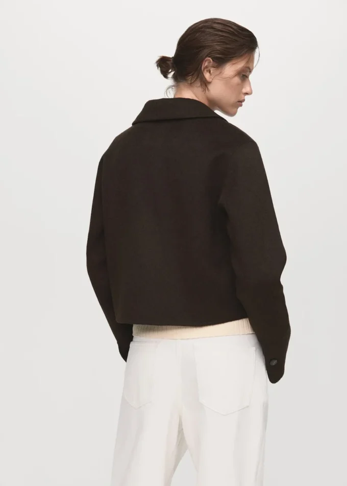 Giacca in lana con bottoni Giacca in lana con bottoni