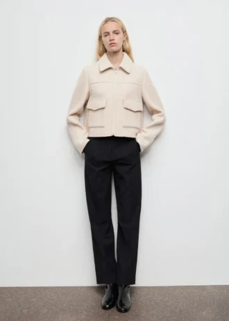 Giacca in lana con tasche Giacca in lana con tasche