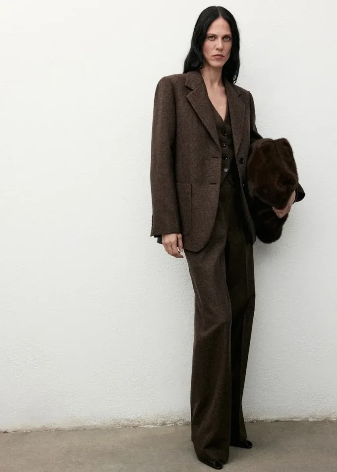 Giacca in lana maculata Giacca in lana maculata