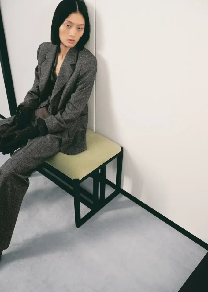 Giacca in lana maculata Giacca in lana maculata