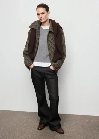 Giacca in lana pied-de-poule