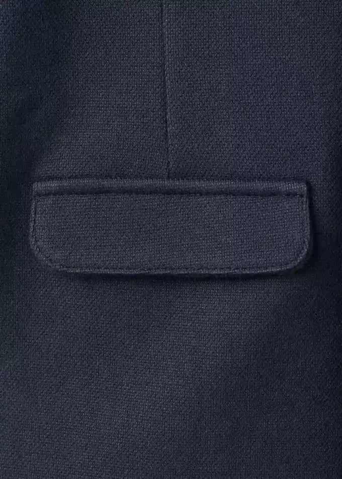 Giacca in misto cotone piqué