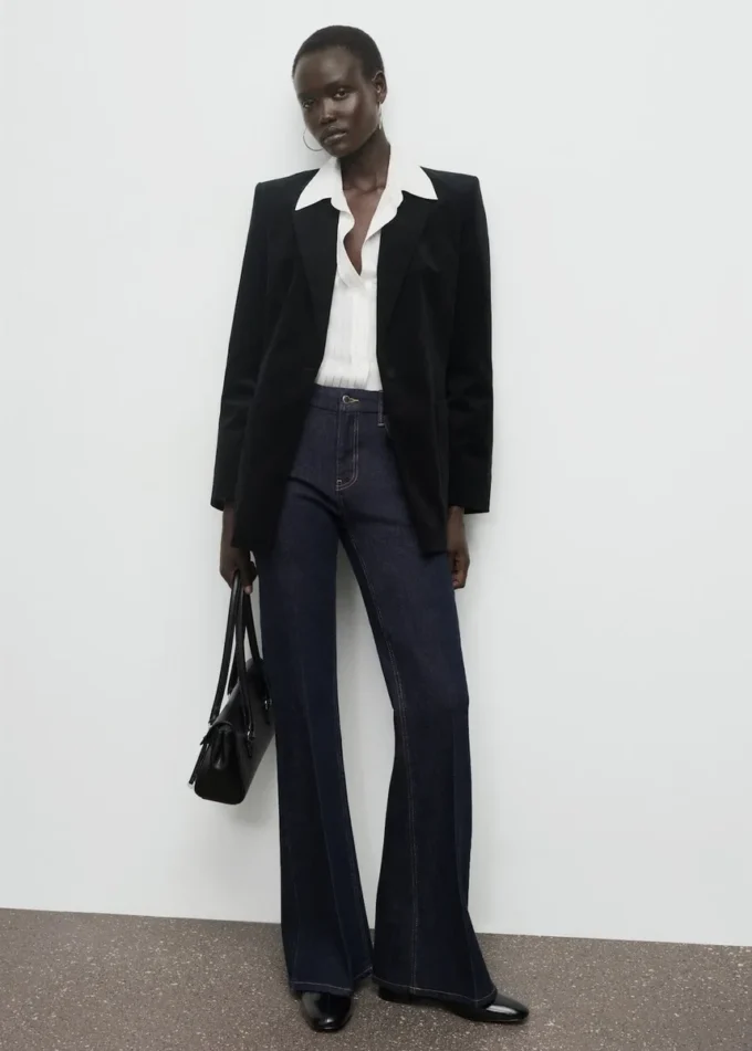 Giacca in velluto a coste con tasche Giacca in velluto a coste con tasche