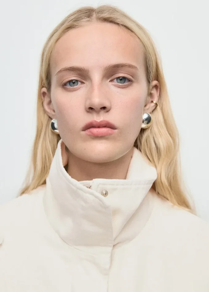 Giacca oversize in denim con tasche Giacca oversize in denim con tasche