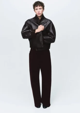 Giacca reversibile in shearling