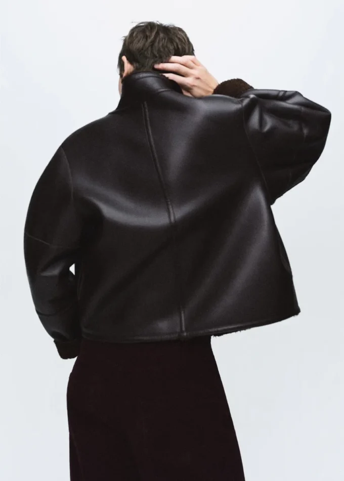 Giacca reversibile in shearling Giacca reversibile in shearling