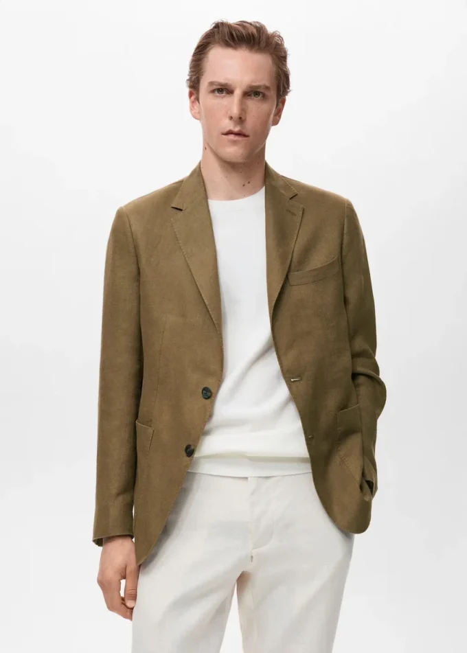 Giacca Salerno 100% lino slim fit Giacca Salerno 100% lino slim fit