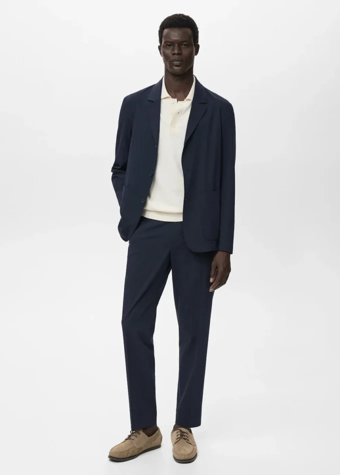 Giacca slim fit con tasche Giacca slim fit con tasche