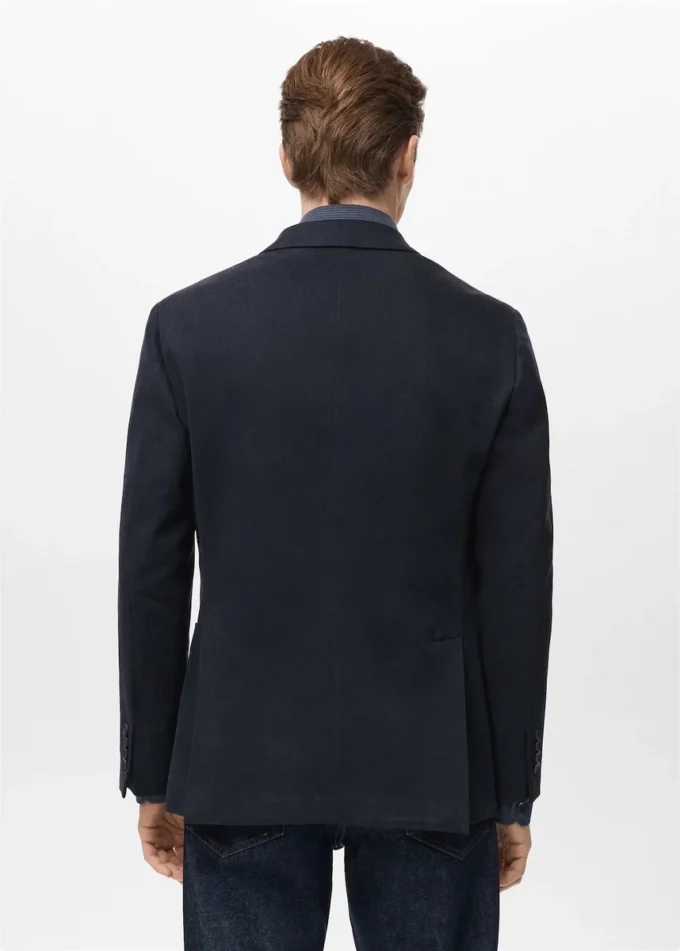 Giacca slim fit in cotone Giacca slim fit in cotone