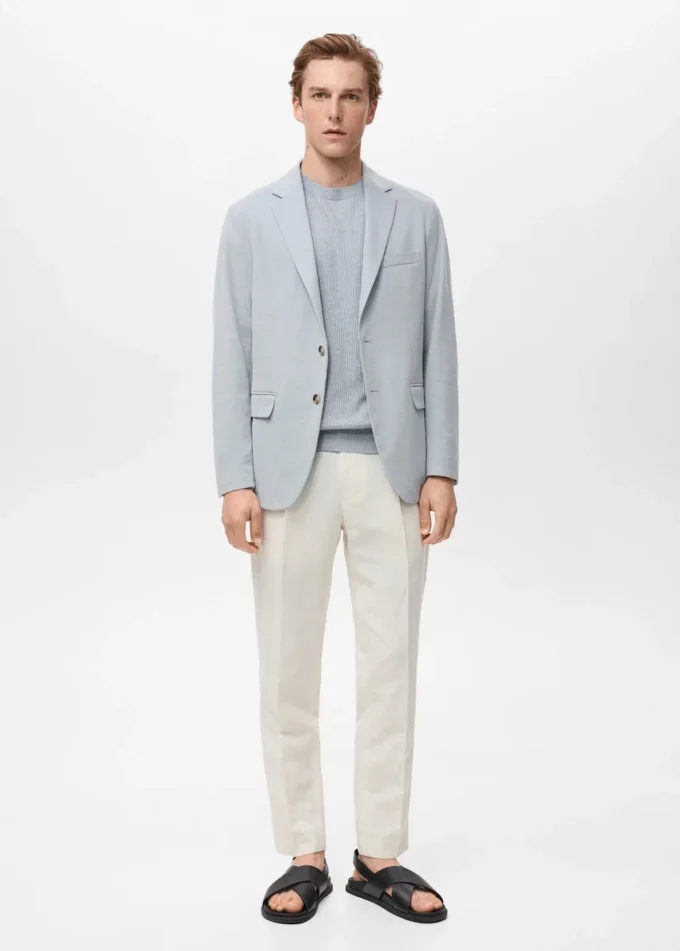 Giacca slim fit in cotone Verner Giacca slim fit in cotone Verner
