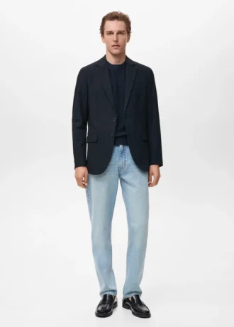 Giacca slim fit in cotone Verner