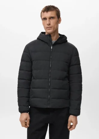 Giacca trapuntata con imbottitura in piuma e piumino Giacca trapuntata con imbottitura in piuma e piumino