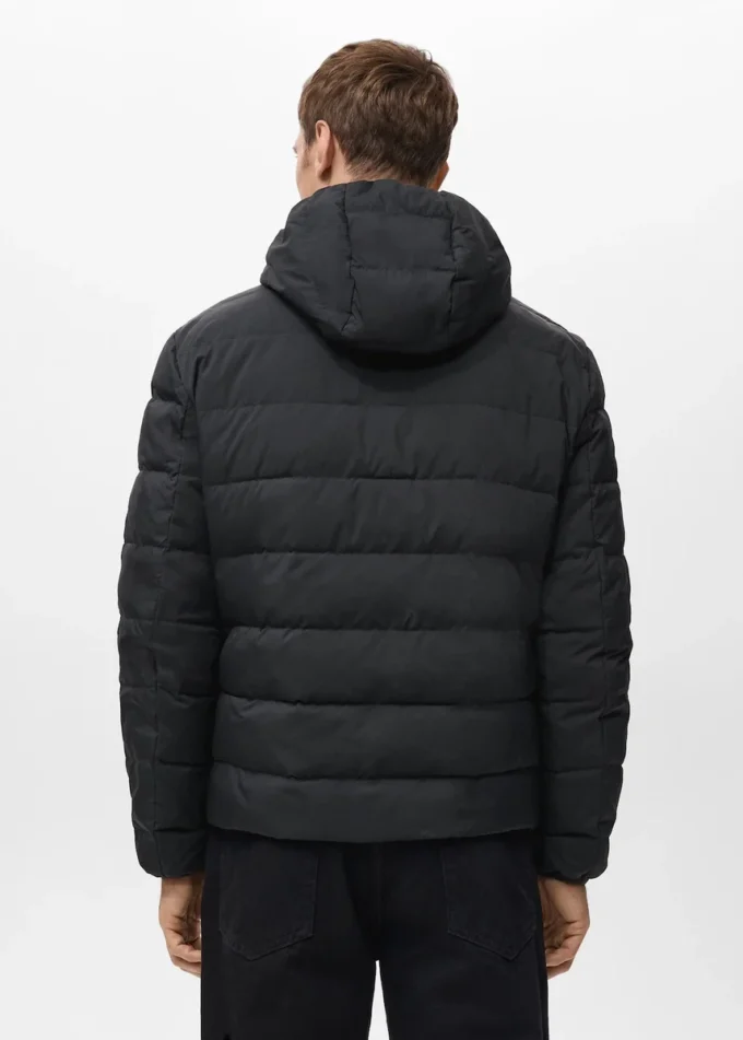 Giacca trapuntata con imbottitura in piuma e piumino Giacca trapuntata con imbottitura in piuma e piumino