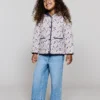 Giacca trapuntata con stampa floreale Giacca trapuntata con stampa floreale