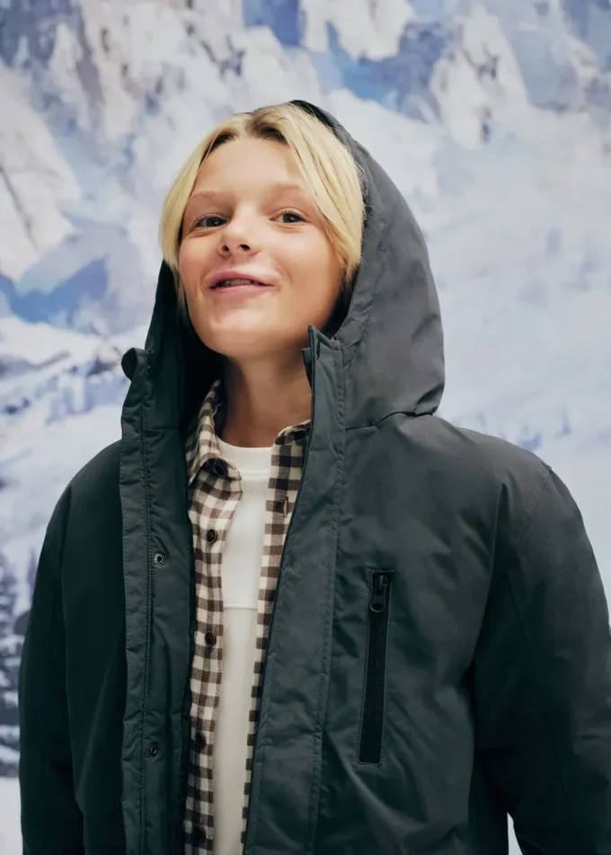 Giacca trapuntata con tasche Giacca trapuntata con tasche