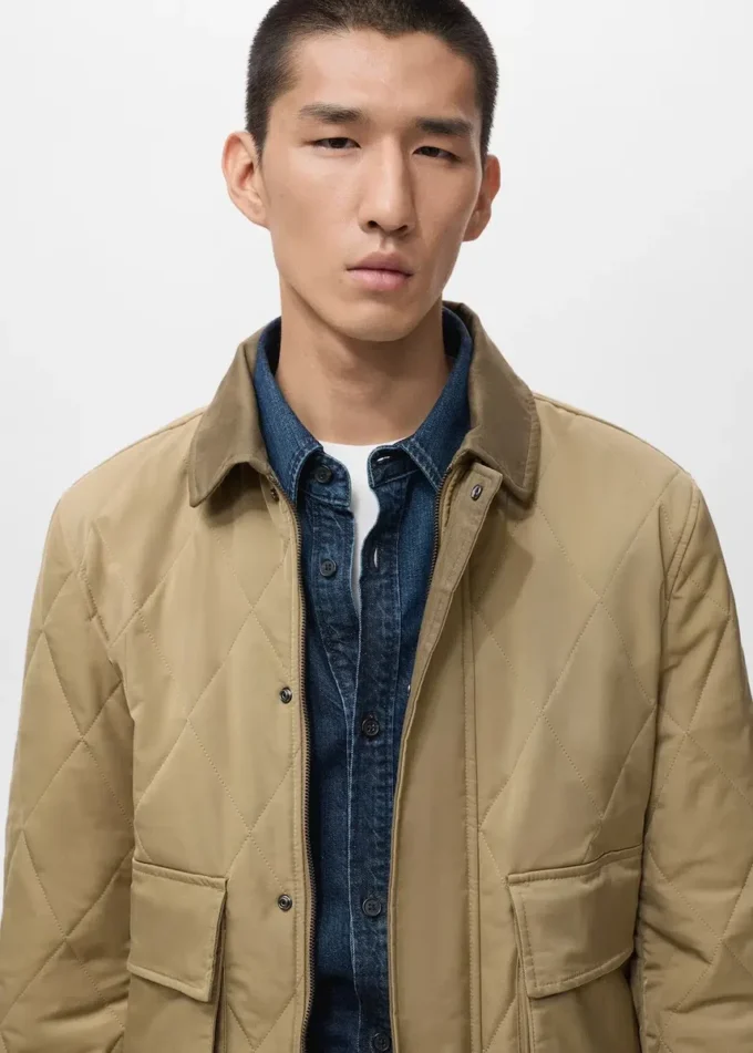 Giacca trapuntata idrorepellente