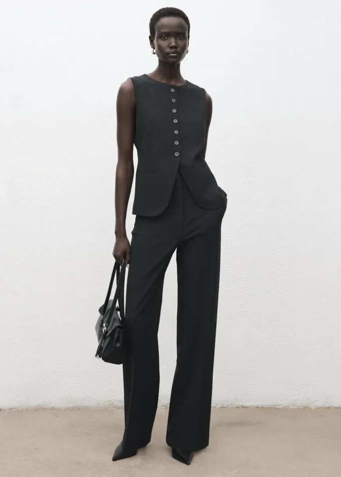 Gilet con collo rotondo Gilet con collo rotondo