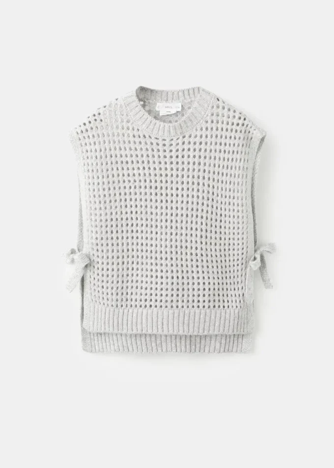 Gilet con paillettes in lurex Gilet con paillettes in lurex