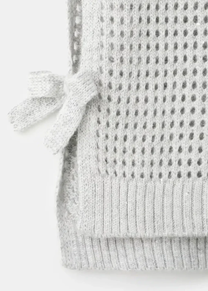 Gilet con paillettes in lurex Gilet con paillettes in lurex