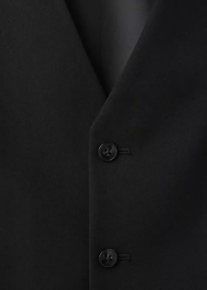 Gilet da abito super slim fit in tessuto elasticizzato Gilet da abito super slim fit in tessuto elasticizzato