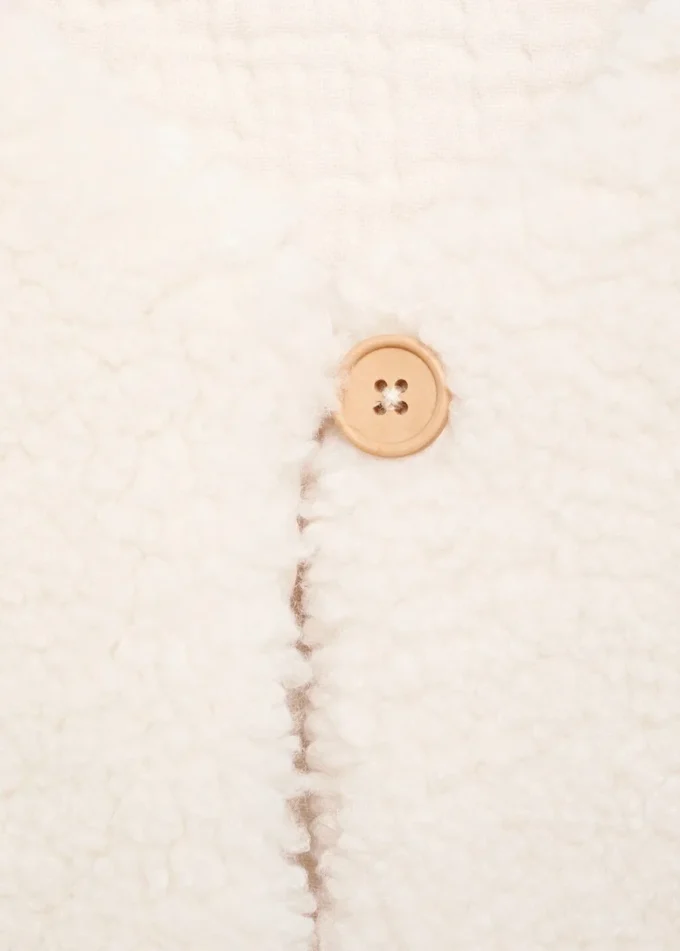 Gilet effetto shearling