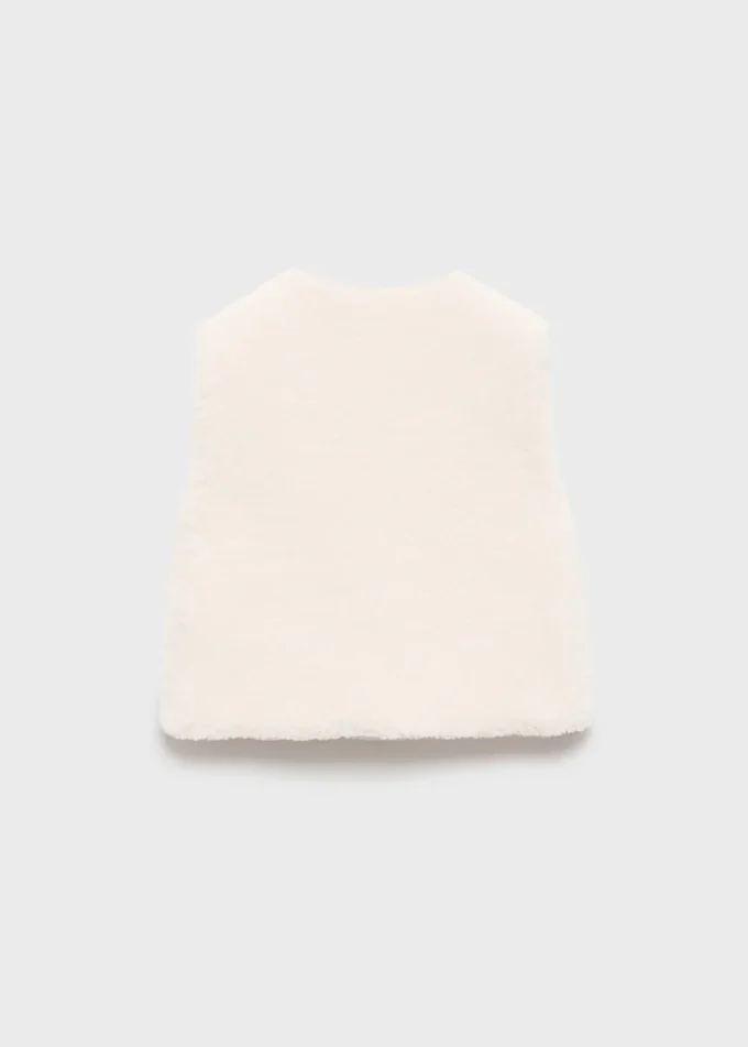 Gilet effetto shearling
