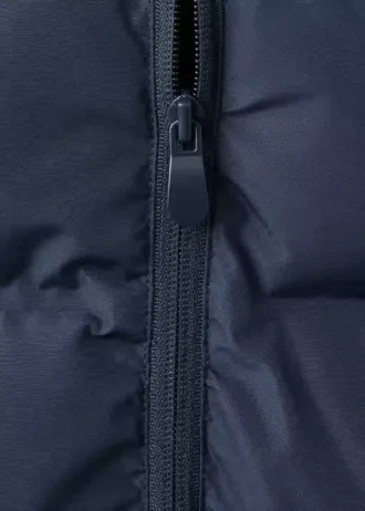 Gilet trapuntato con cappuccio Gilet trapuntato con cappuccio