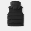 Gilet trapuntato con cappuccio Gilet trapuntato con cappuccio