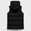 Gilet trapuntato con cappuccio Gilet trapuntato con cappuccio
