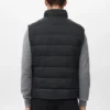 Gilet trapuntato con imbottitura in piuma e piumino Gilet trapuntato con imbottitura in piuma e piumino