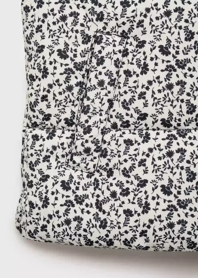 Gilet trapuntato floreale Gilet trapuntato floreale